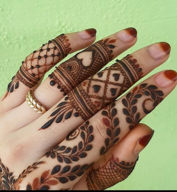 New Fingers Mehndi Design Images in 2023 - All Image Free