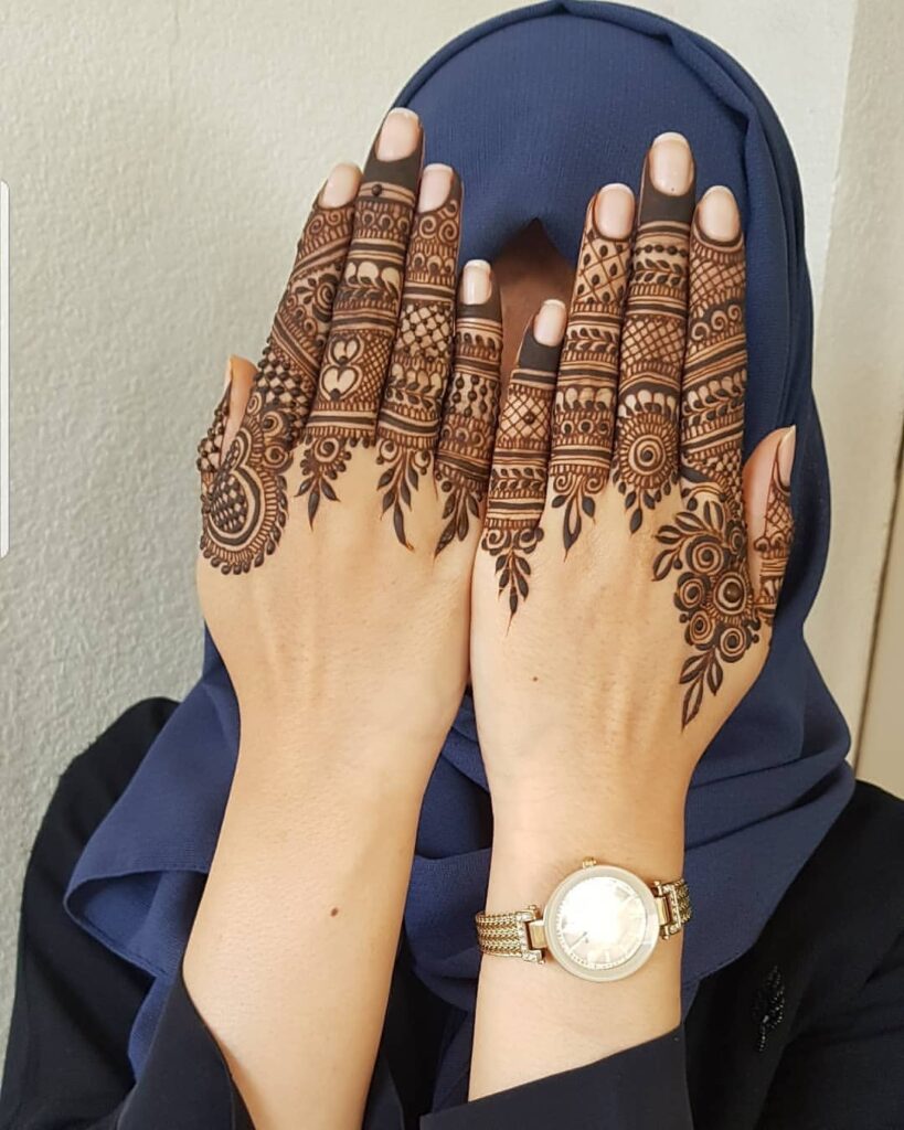 Finger Mehndi Design Back Hands