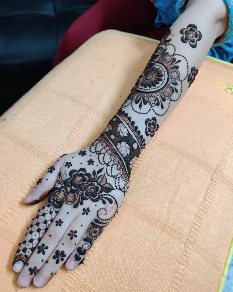 Trendy Finger Mehndi Pattern