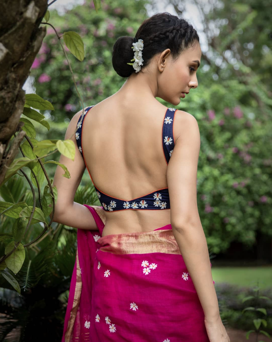 Buy Online Traditional Designer Saree Weaving Art Silk in Hot Pink : 125936  -