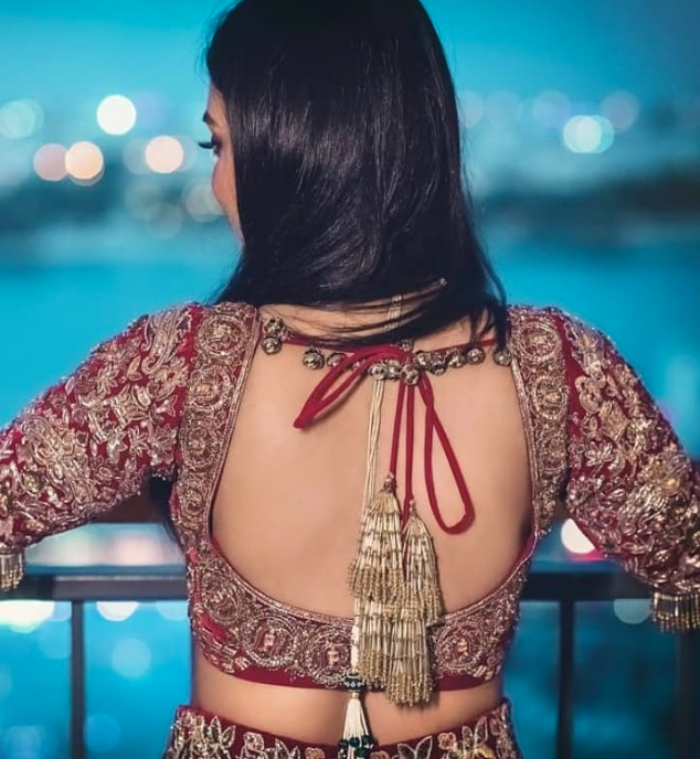 Hot Backless Blouse Designs