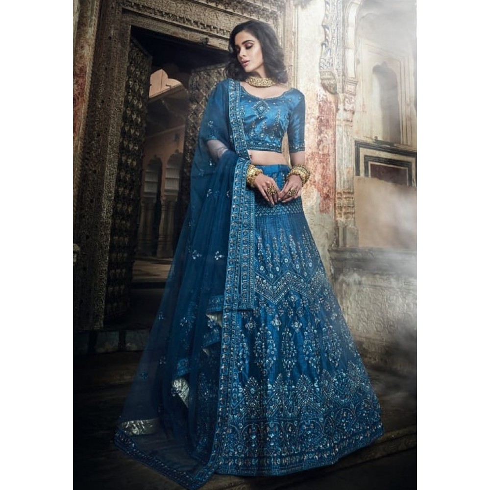 Blue Lehenga