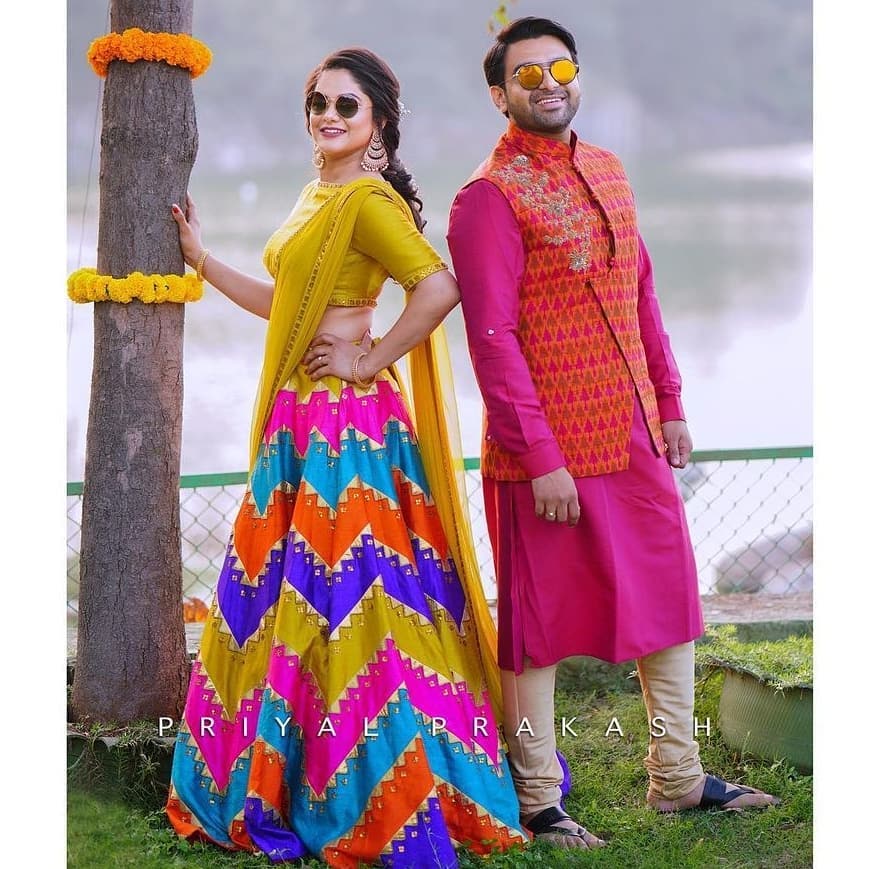 Buy Multi Colour Mehndi Satin Designer Lehenga Choli : 114694 --vietvuevent.vn