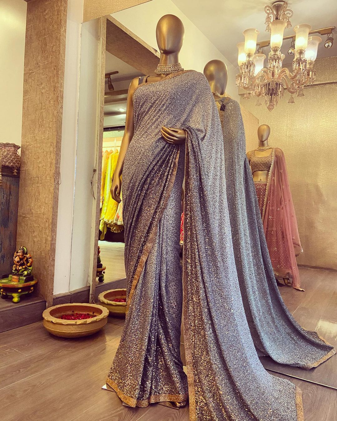 Bhumika Grover Sequin Saree