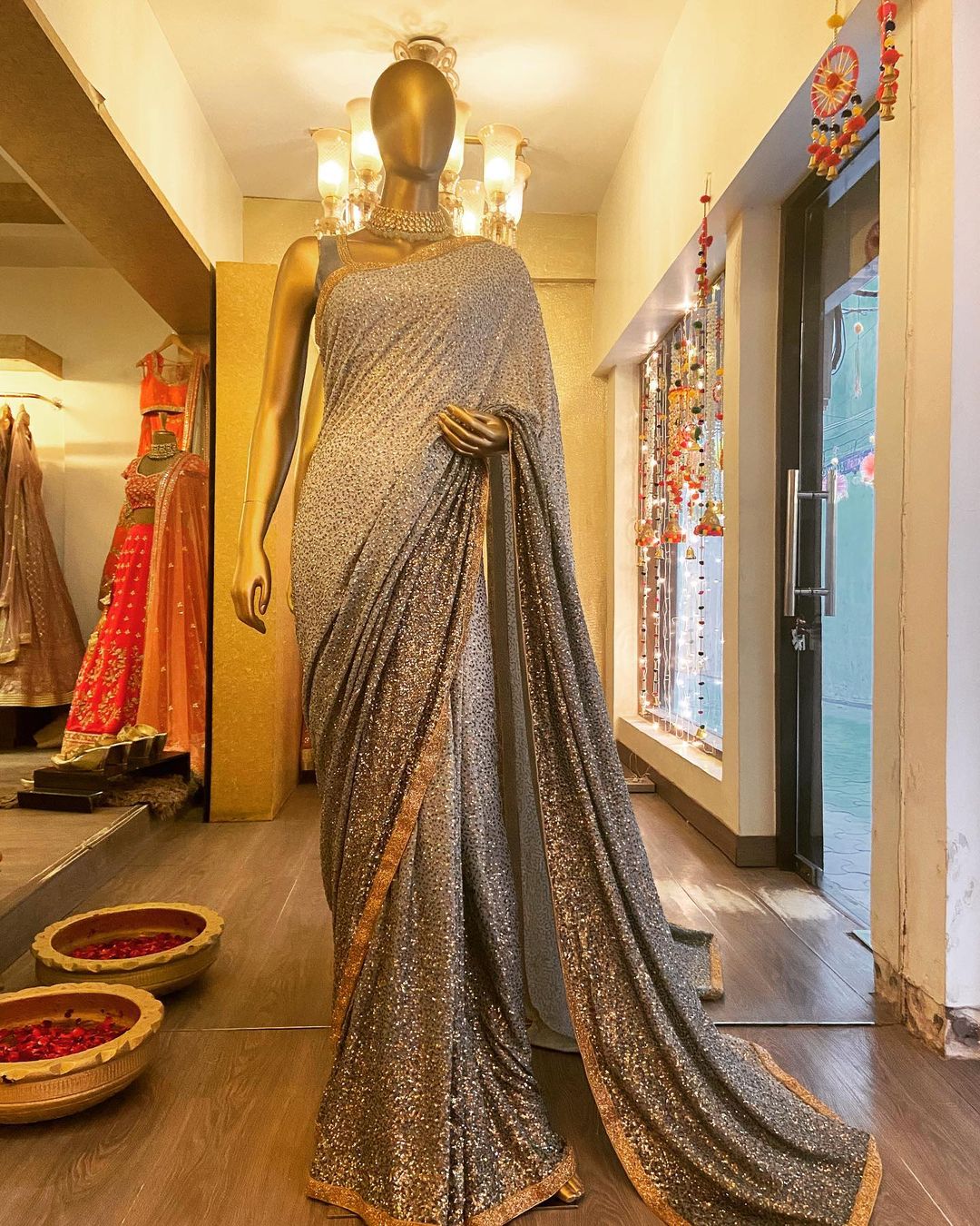 Bhumika Grover Sequin Saree