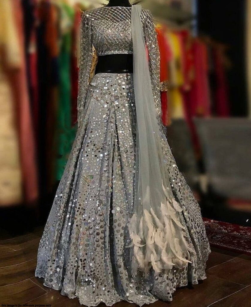 Gray Lehenga