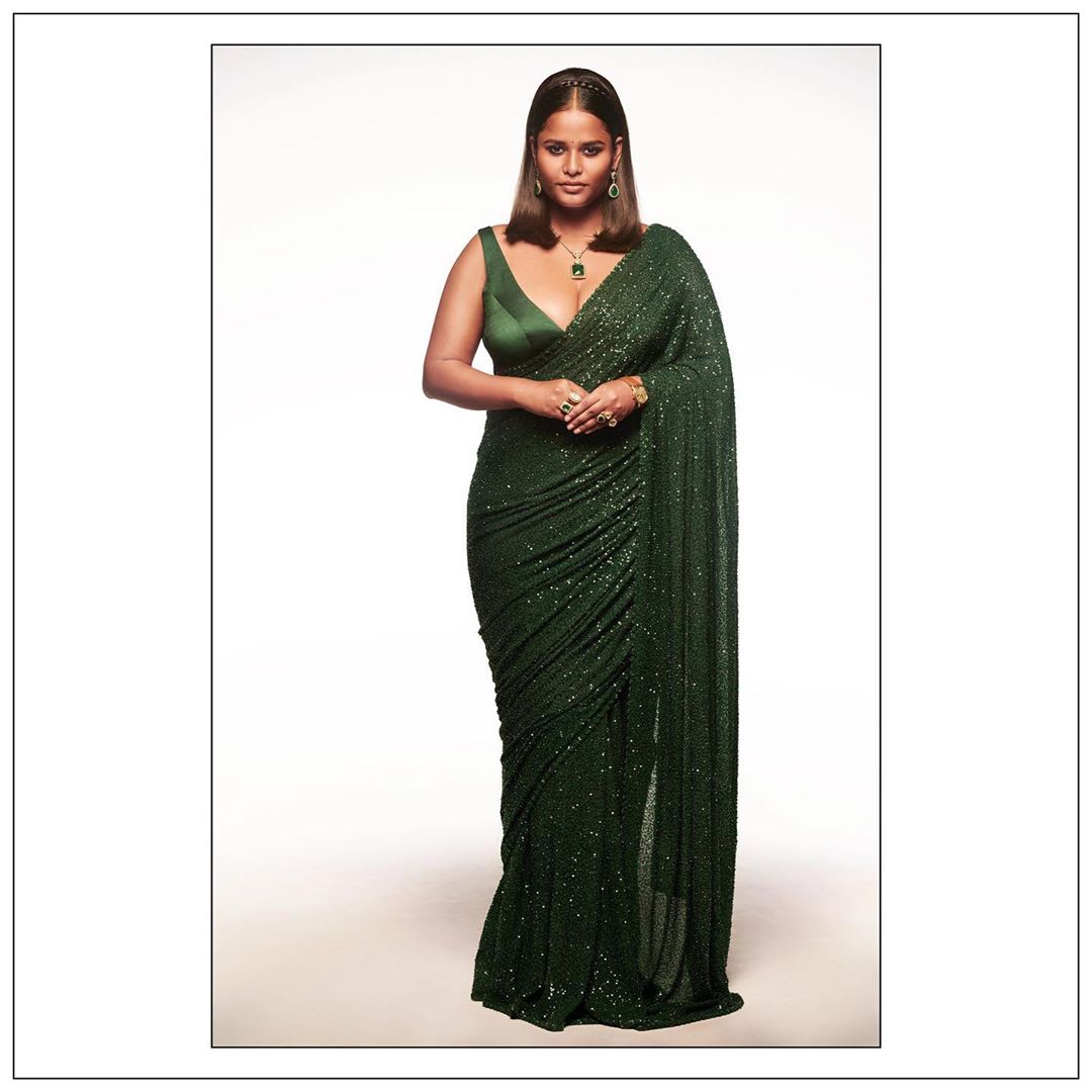 Sabyasachi Sequin Saree