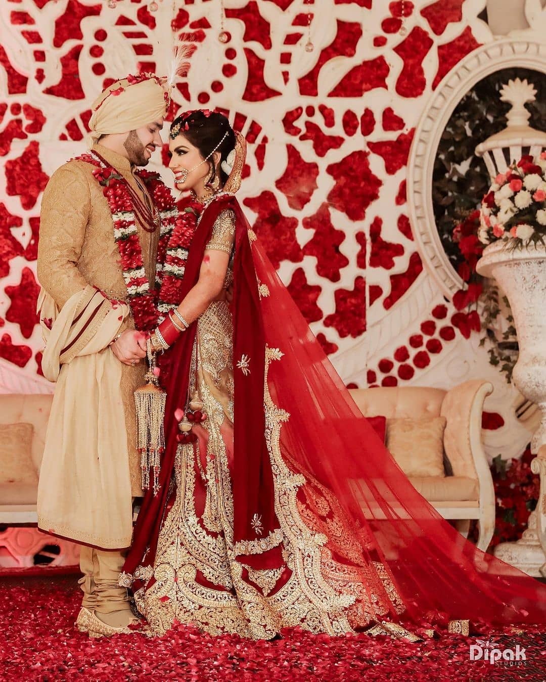 Red Designer Lehenga