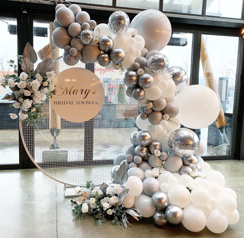 Gray Wedding Decor