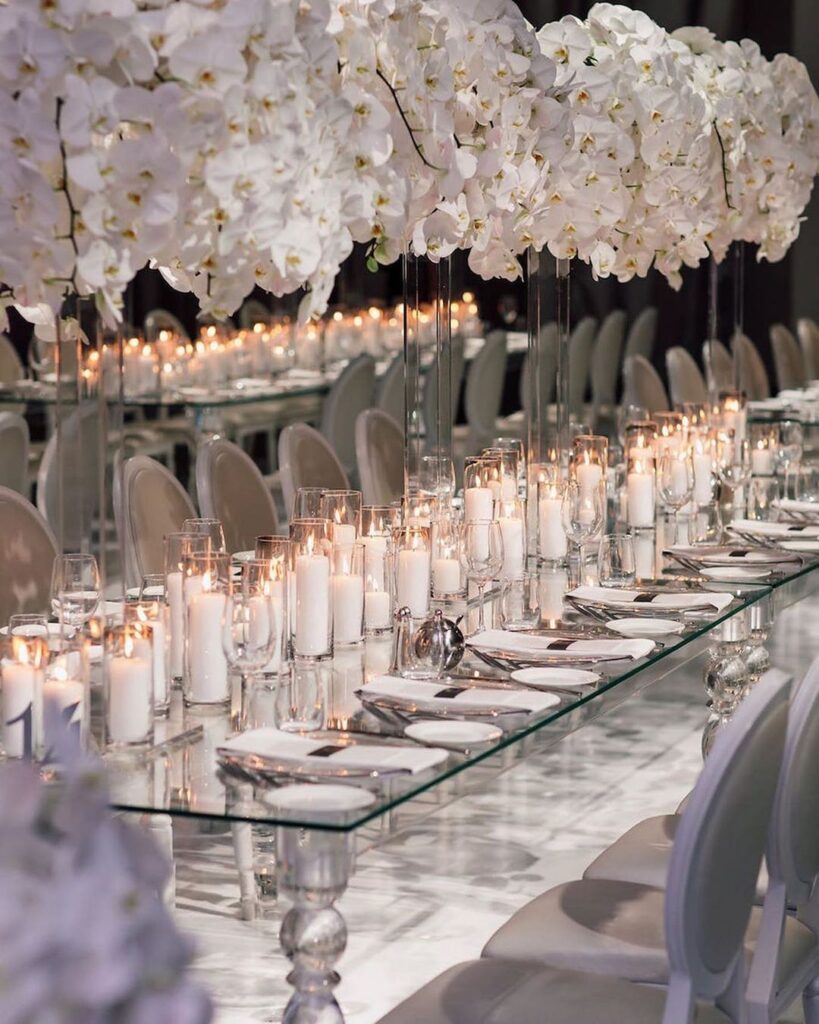 Gray Wedding Decor