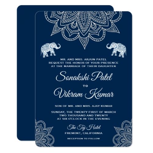  Blue Wedding Invitations