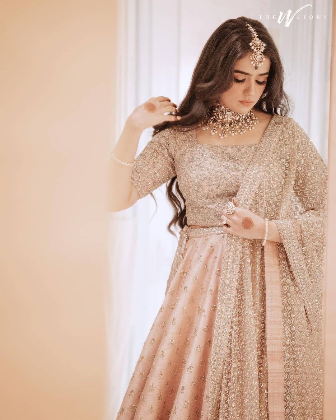 Sabyasachi Pastel Pink Lehenga