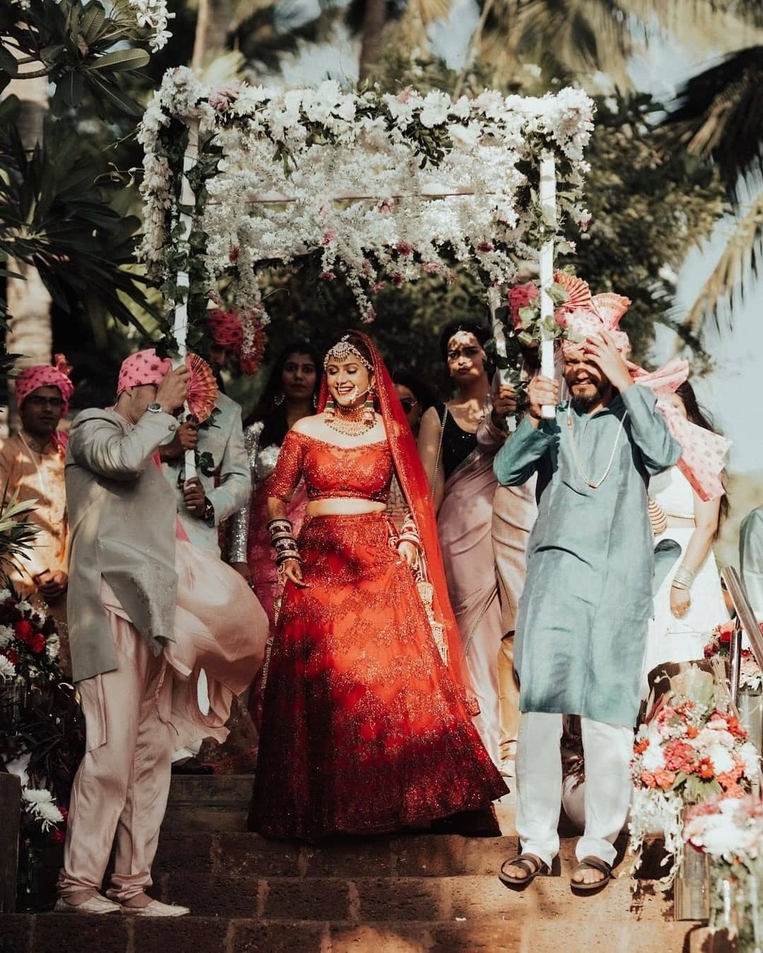 All Red Lehenga Bridal