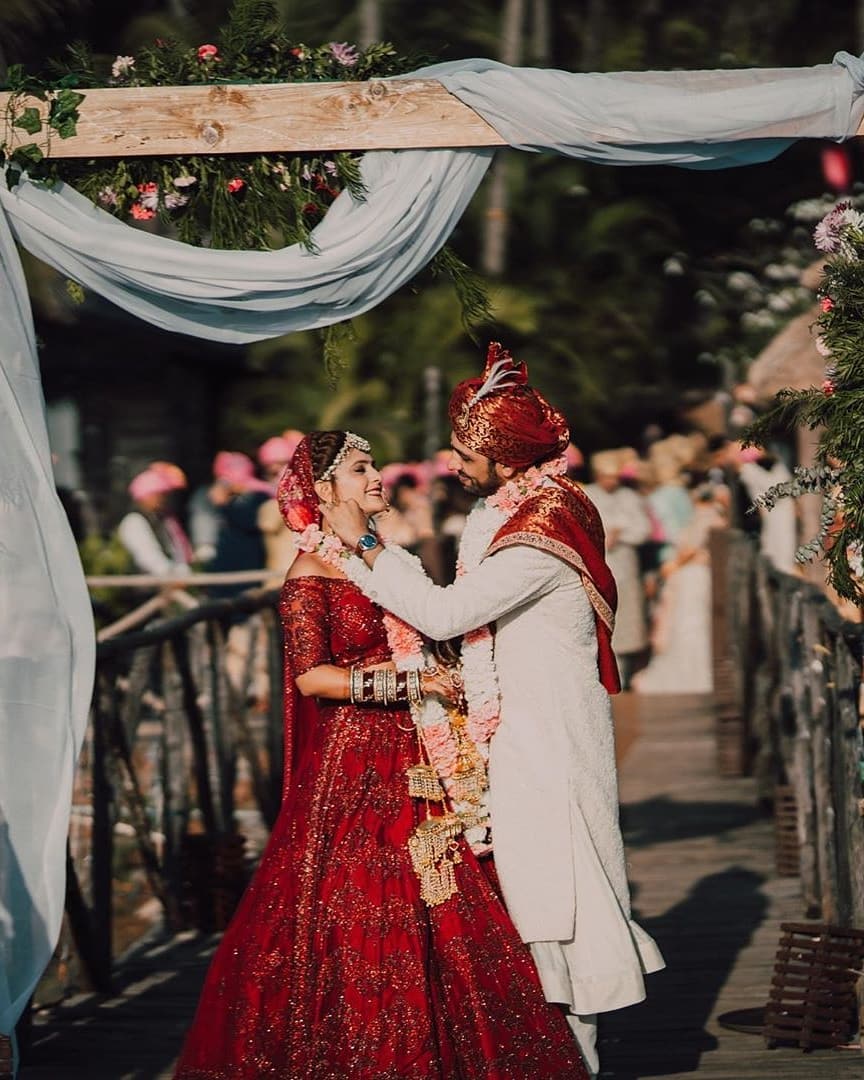 All Red Lehenga Bridal