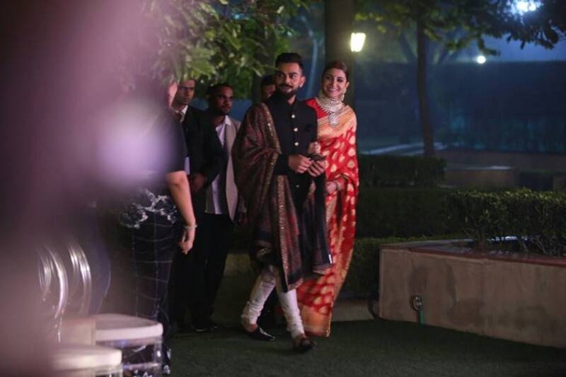 Virat Anushka Delhi Reception