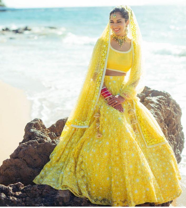 Yellow Lehenga Bride