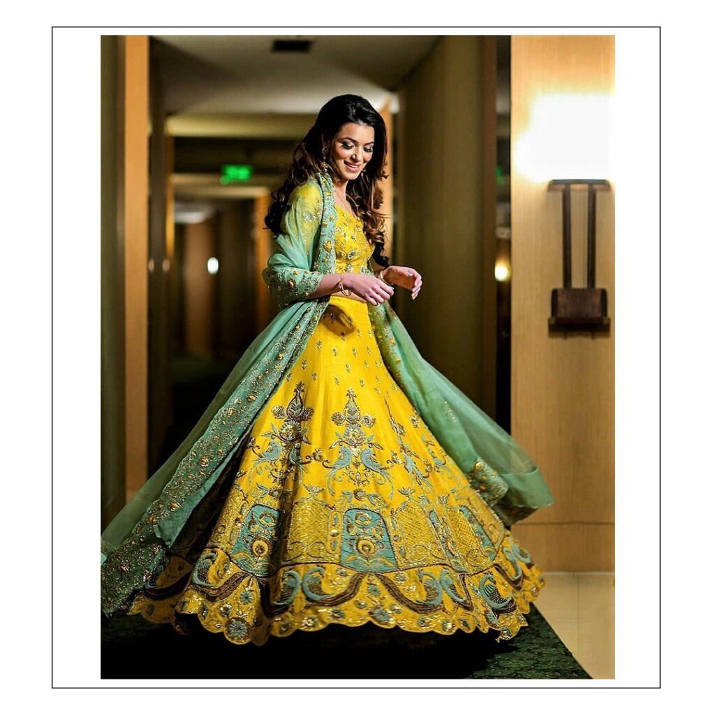 Yellow Lehenga Bride