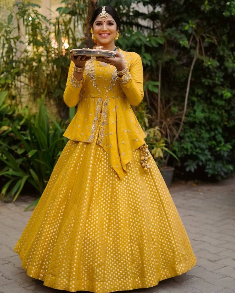 Yellow Indian Outfit