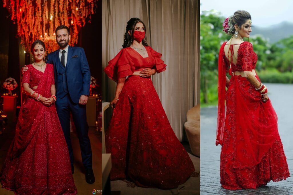 Priyanka Chopra And Nick Jonas Mumbai Wedding Reception For Family And  Friends | Bridal dress design, Wedding lehenga designs, Indian fashion  dresses