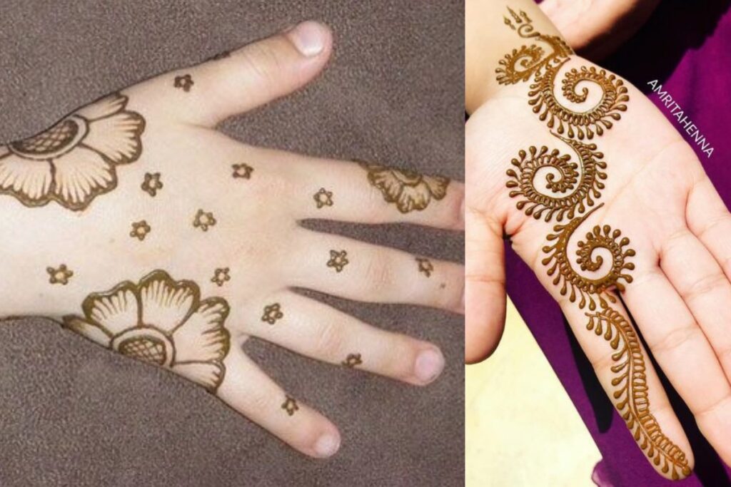 simple henna designs for kids to do