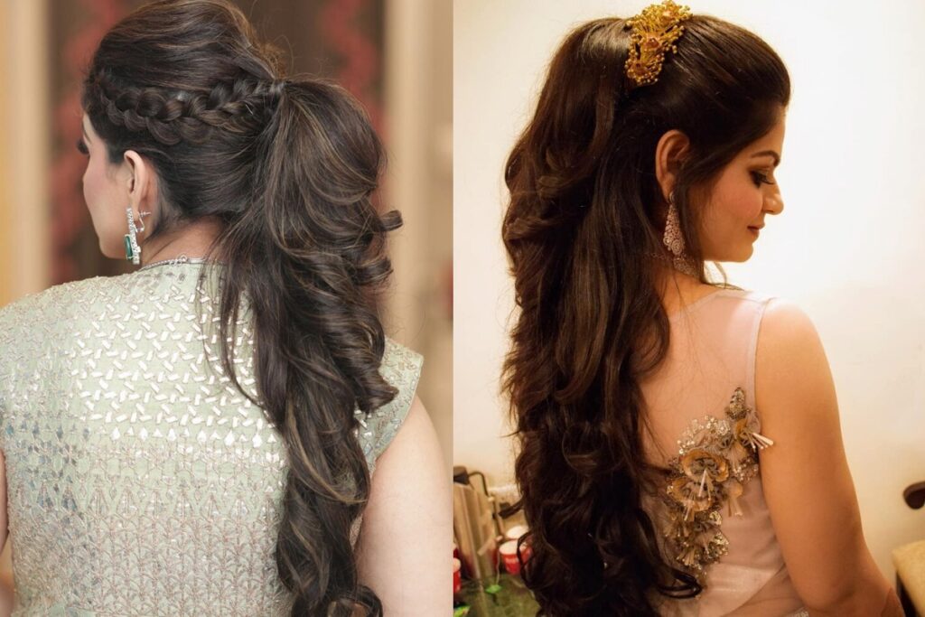 New Hairstyles For Indian Wedding Function- Mehdi, Haldi & Sangeet | Simple wedding  hairstyles, Bridal hair buns, Indian bridal hairstyles