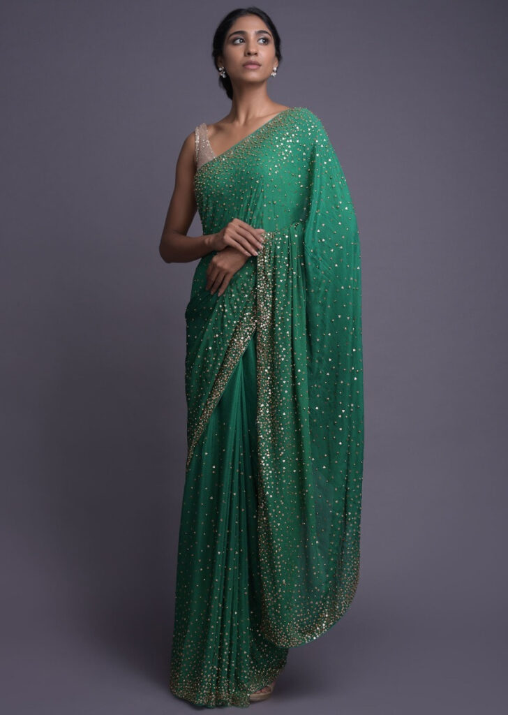 Top Designers To Score Your Perfect Sequin Saree From! - Wedbook