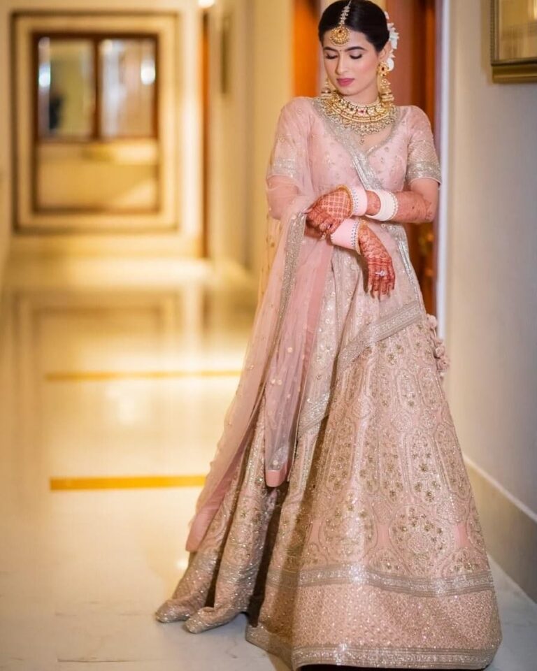 lehenga par dupatta style