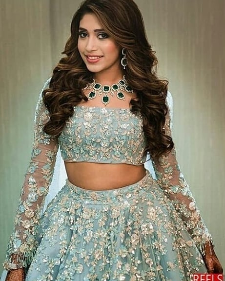 Manish Malhotra Blue Lehenga