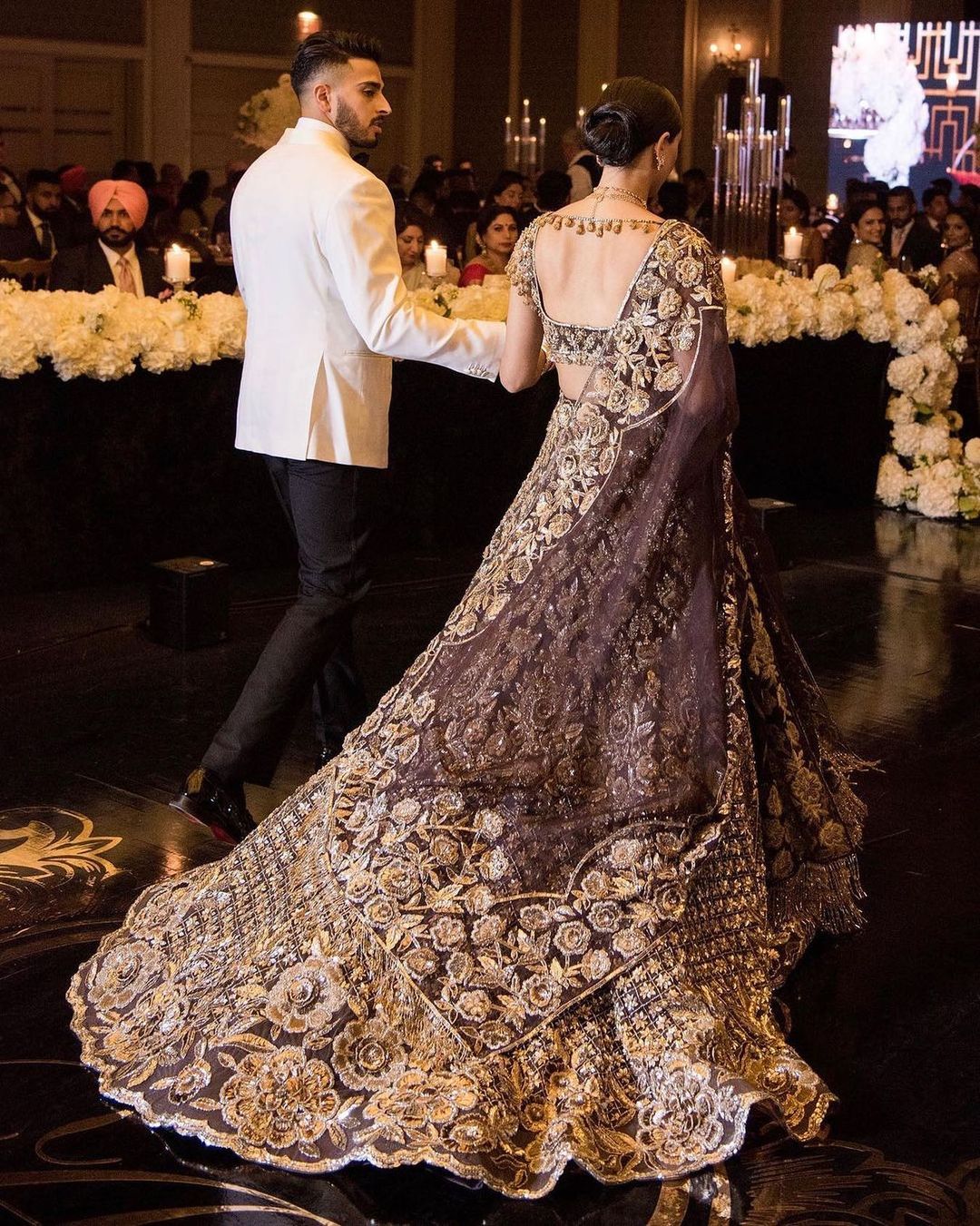 wedding manish malhotra sarees