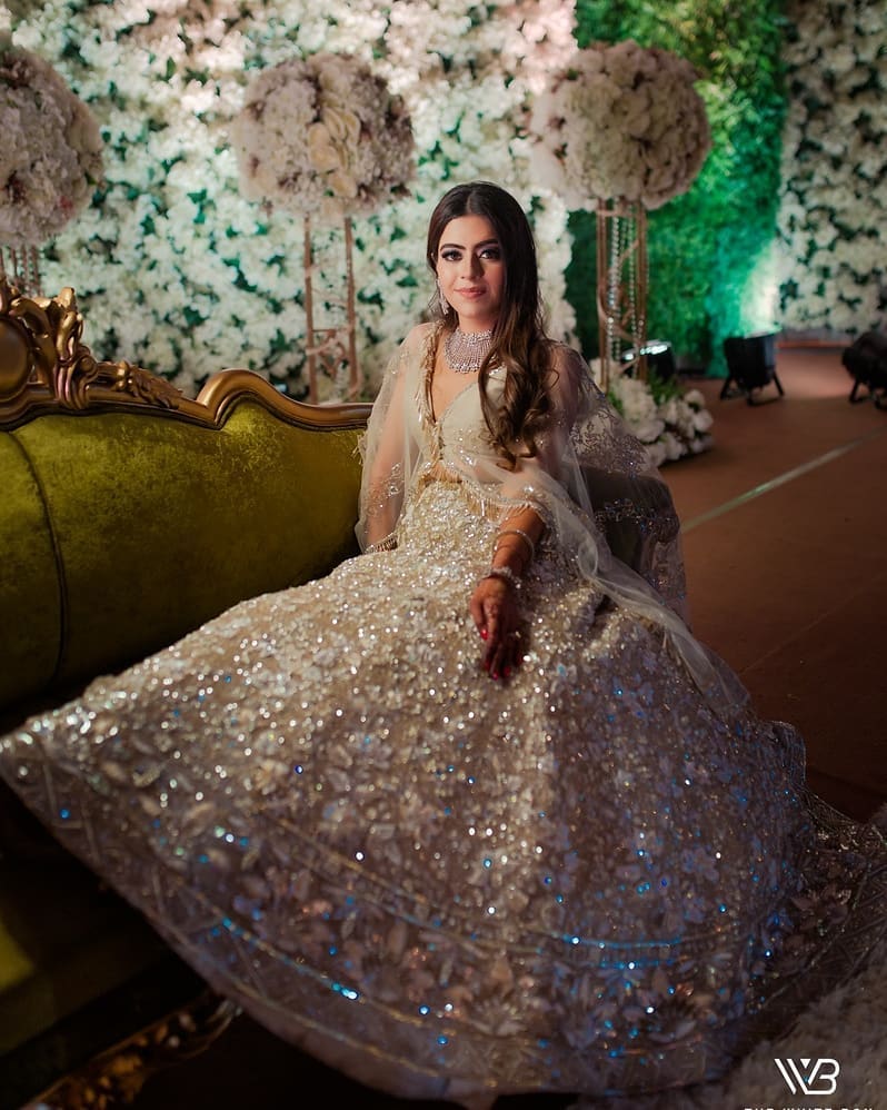 Manish Malhotra Golden Lehenga