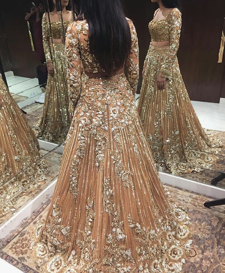 Manish Malhotra Bridal Lehenga Design