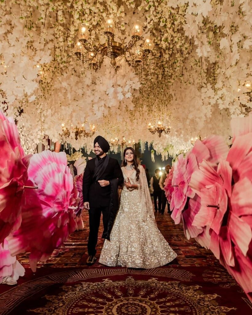 Manish Malhotra Golden Lehenga