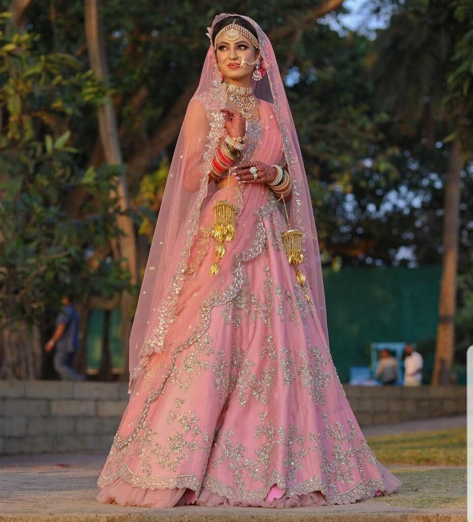 Bridal Dupatta Style Drape