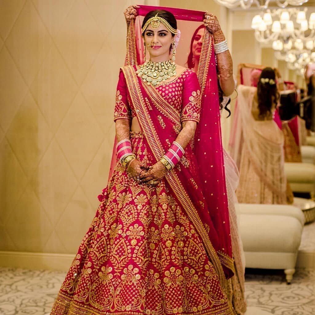 Bridal Dupatta Style Drape