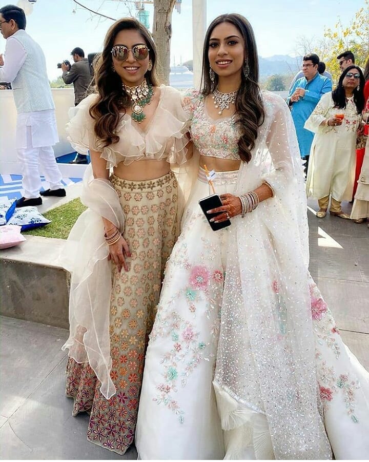 Manish Malhotra White Lehenga