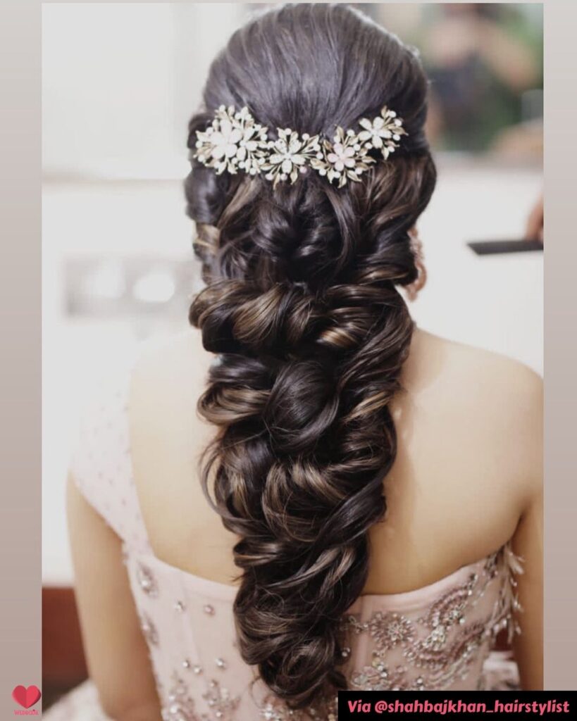 Braid Sangeet Hairstyle