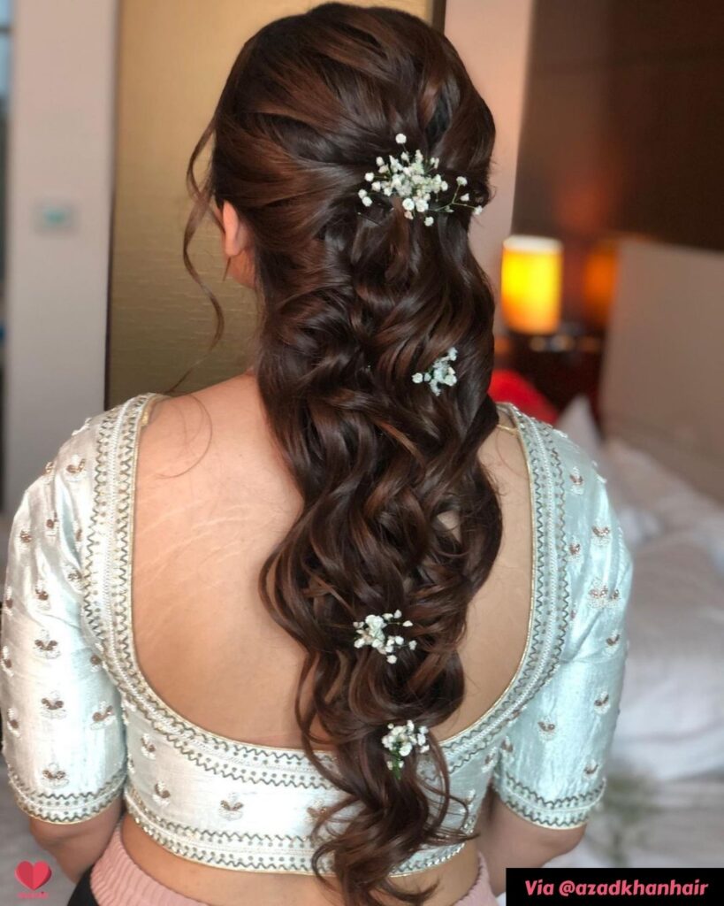 Braid Sangeet Hairstyle