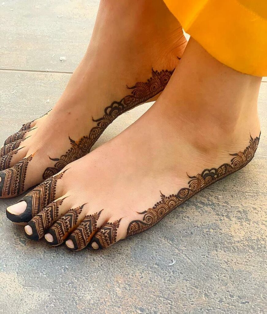 easy feet mehendi