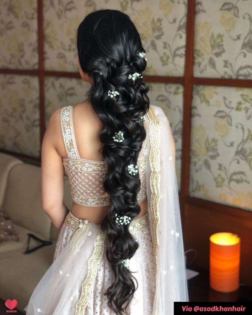 Braid Sangeet Hairstyle