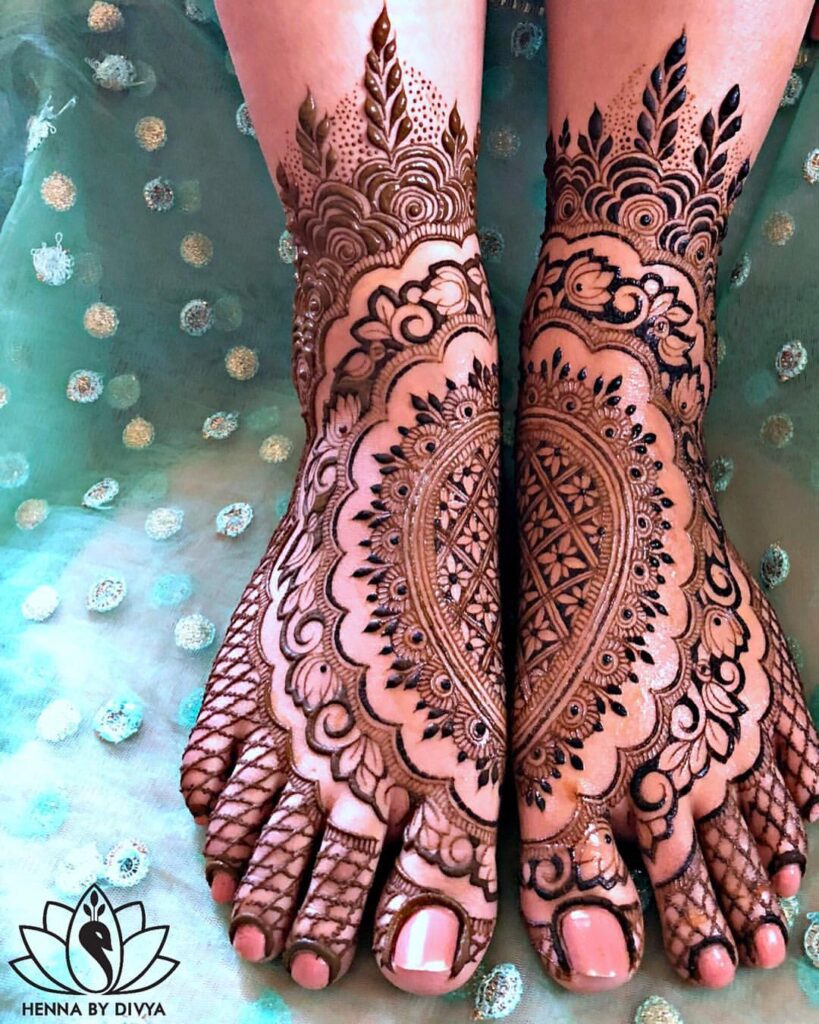 Foot Mehendi Designs