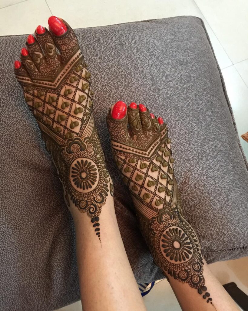 Foot Mehndi Design