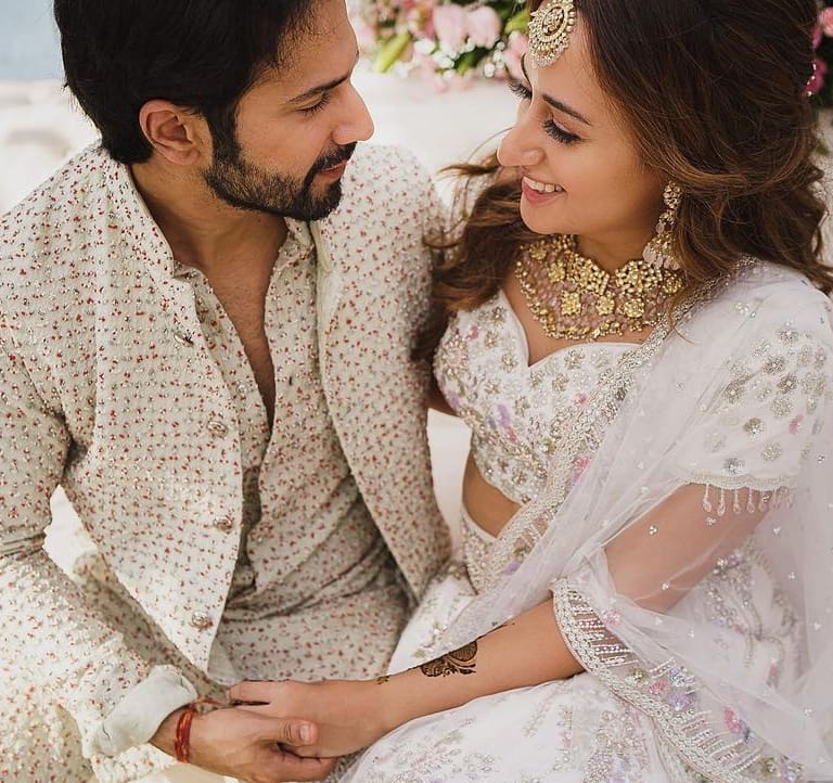 Varun Dhawan mehendi sherwani