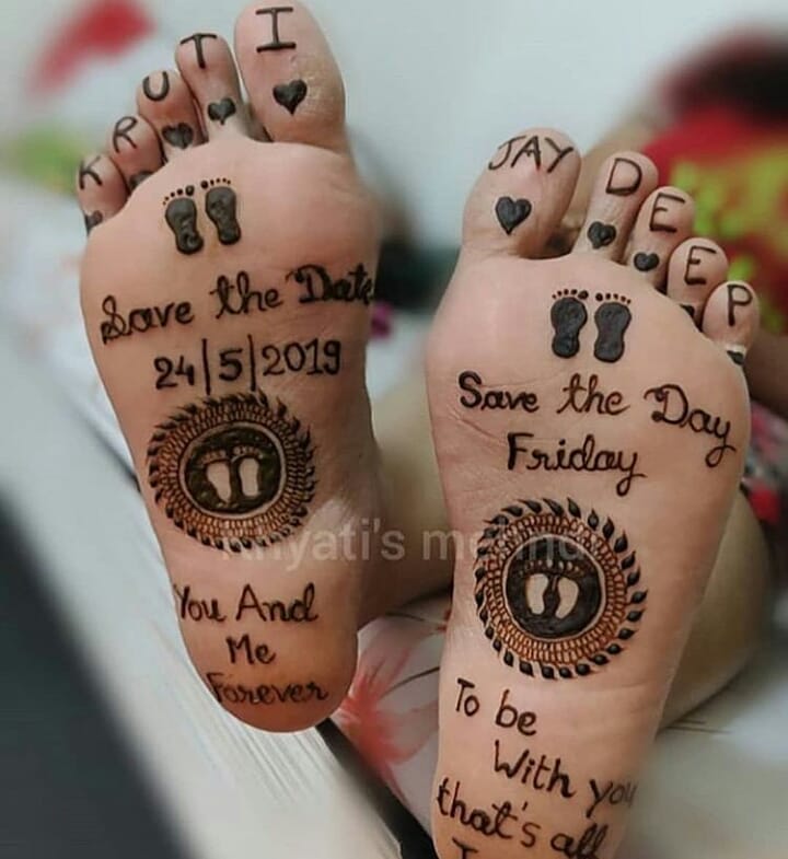 Feet Bridal Mehendi