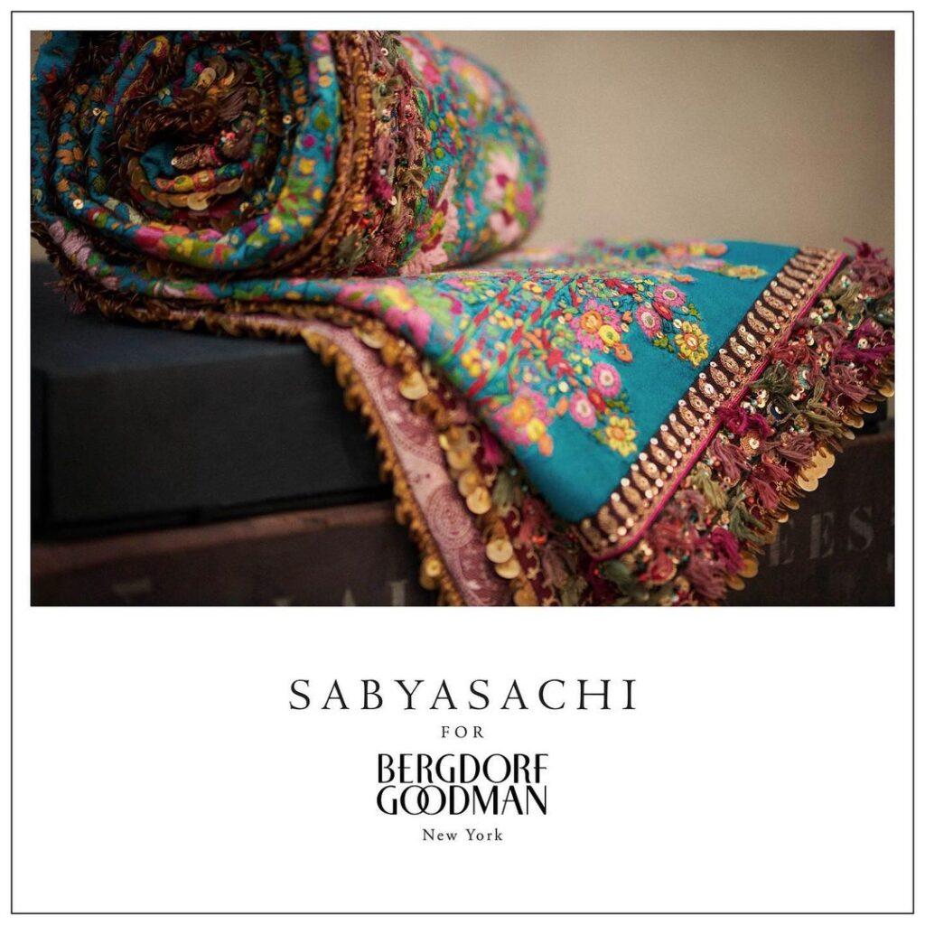 Sabyasachi Returns to Bergdorf Goodman – WWD