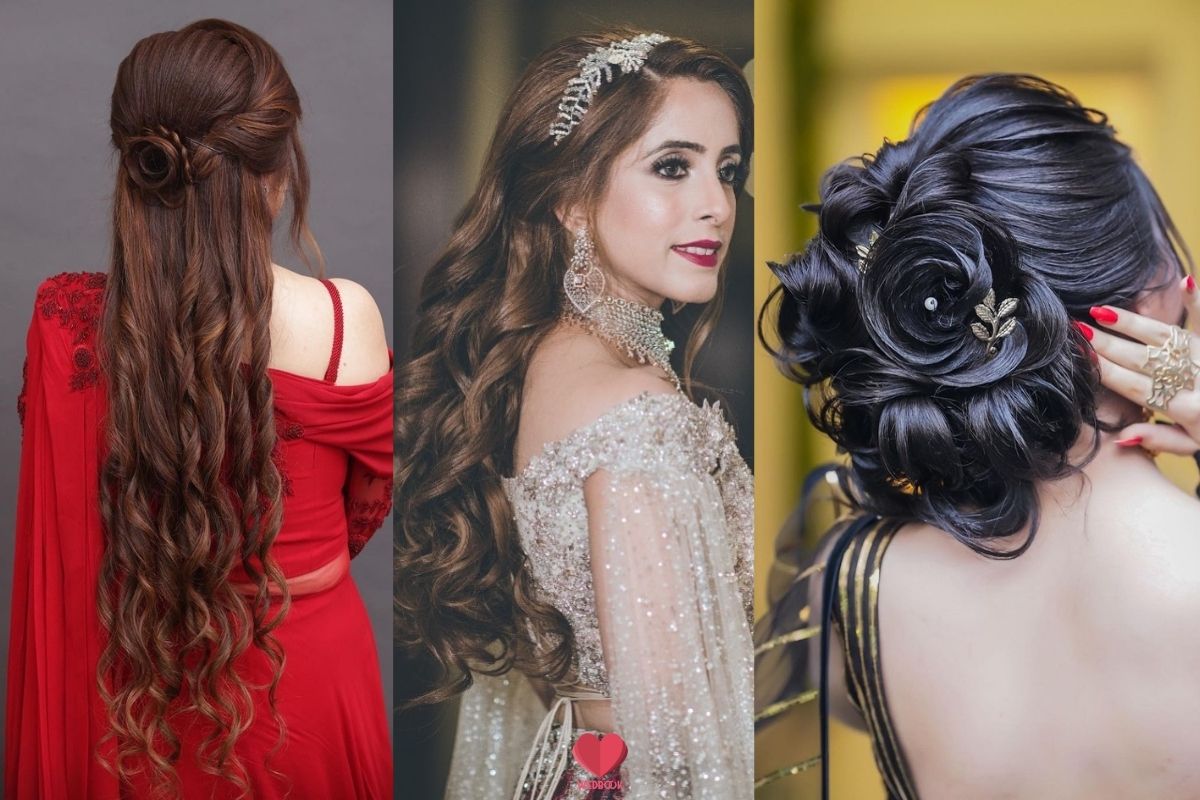 Unique Open Hairstyle for Wedding or Party | Unique Open Hairstyle for  Wedding or Party #girlshairstyles #sumantv | By Sumantv Fashions | Facebook