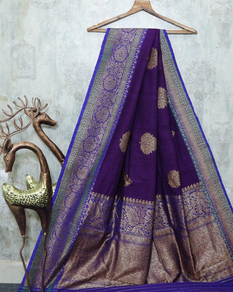 Dupion Silk Benarasi Saree