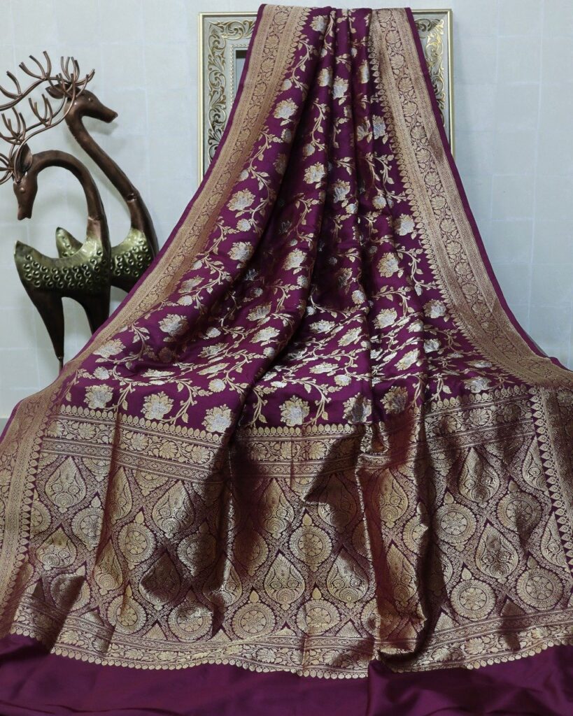 Katan Silk banarasi sari