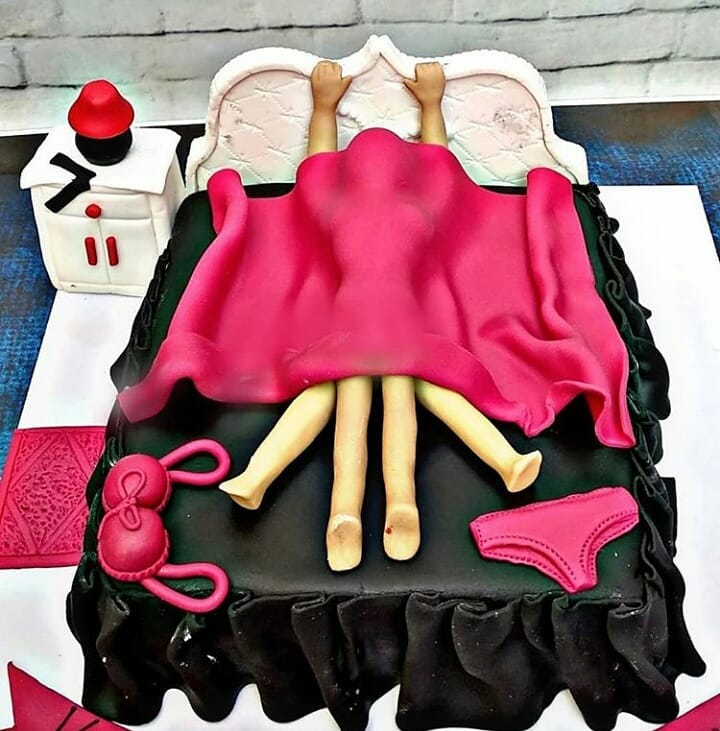 Bachelorette Naughty Cake