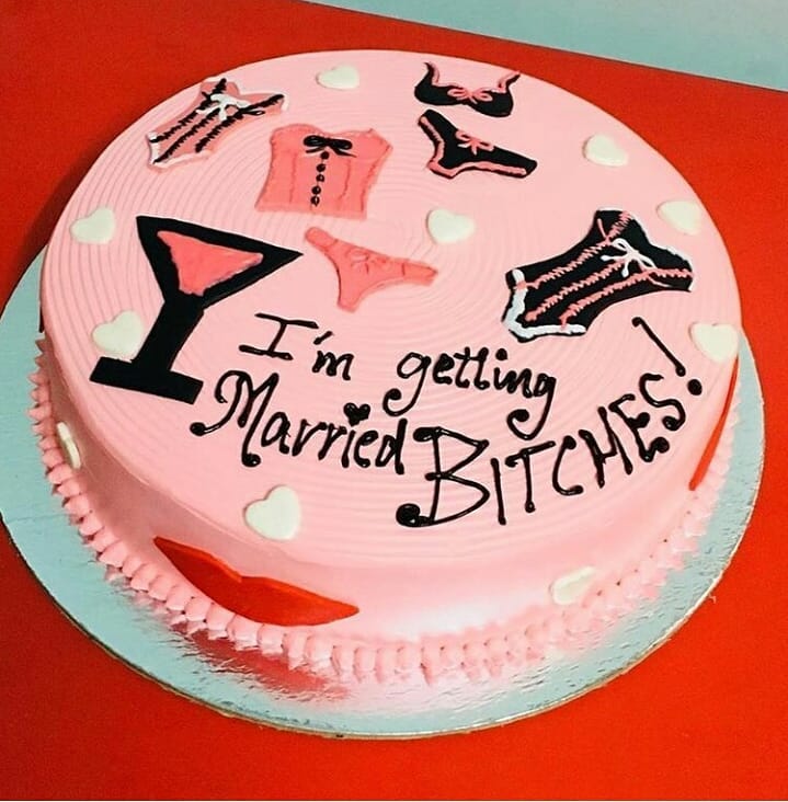 Bachelorette Naughty Cake