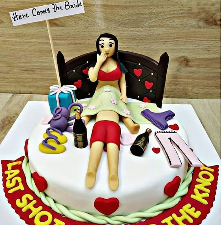 Bachelorette Naughty Cake